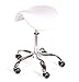 Urbanity hairdressing beauty manicure nail technician salon chair saddle stool white