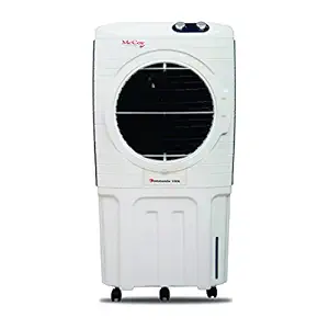 McCoy Commando 100L 100 Ltrs Honey Comb Air Cooler Without Remote Control (White)