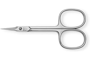 ‎NIPPES SOLINGEN nippes Solingen, Nagelhautschere Vernickelter Stahl 9 cm Hautschere extra fein Turmspitze Entfernen überschüssiger Nagelhaut Schere für die Nagelpflege, Silber, 1 stück