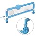 TecTake Bed guard toddler safety childs bedguard baby folding mesh rail 102cm blue