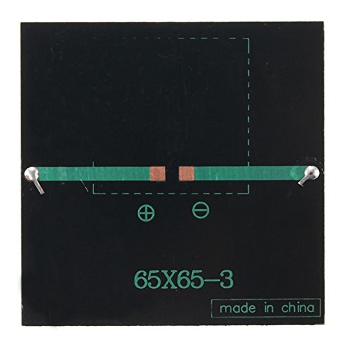 (2949-i) 5.5V 0.6W POLYKRISTALLINE 65MM X 65MM 90MA SOLARPANEL - 5