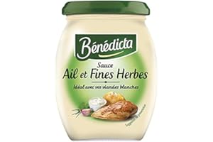 EPICERIE SALÉE BÉNÉDICTA - Sauce Ail Et Fines Herbes 260G - Lot De 4 - Vendu Par Lot