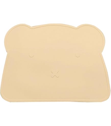 Tovaglietta In Silicone Per Bambini QEDBOJE - Antiscivolo, Lavabile E Divertente Con Stampa Orsetto - Foto 4
