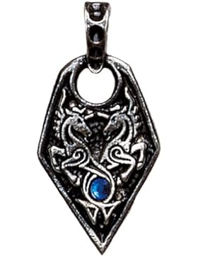 Meereseinhorn Anhänger Amulett Talisman mit Halskette - Liebe und Mut