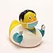 Produktbild HC-Handel 922508 Vinyl Badeente Quietscheente "Zahnarzt" 8 cm