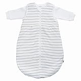 PERFEKT EINGEPACKT DAS GANZE JAHR: Der 2in1 Ganzjahresschlafsack besteht aus einem langärmeligen Innenschlafsack und einem warmen Außenschlafsack. Zusammen der perfekte Winterschlafsack. An warmen Tagen nutzen Sie den Innenteil mit Ärmeln als Sommerschlafsack. Für den Übergang eignet sich der Außenschlafsack.