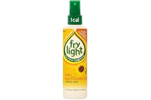 FRY LIGHT Frylight Sunflower Oil Spray 190ml - Pack of 6