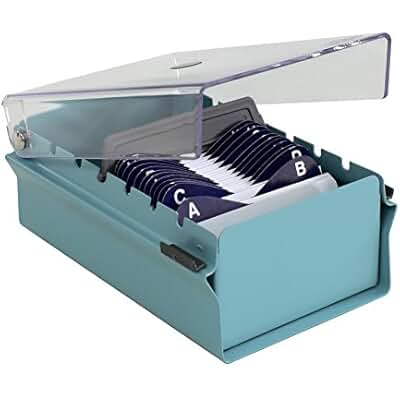 Amazon.es: archivador tarjetas visita: Oficina y papelería
