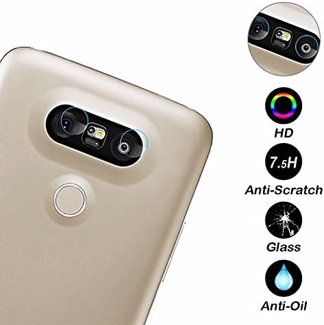 KAIBSEN® 7.5H Back Camera Lens Protective Transparent Clear Tempered Glass Protector Film For LG G5