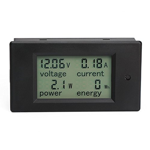 DROK® Digital-Multimeter DC 6.5-100V 100A Spannung Stromstärke Leistung-Energie-Messinstrument DC Volt Amp Testing Messgerät Monitor LCD blauer Hintergrundbeleuchtung Digitalanzeige mit 100A / 75mV Shunt extern - 6