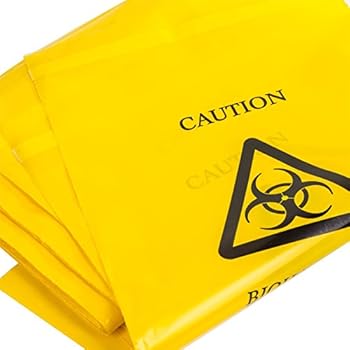 United Scientific Biohazard Disposable Bags 22 In. Buy Online United Scientific - Foto 7