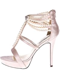 ROBERTO BOTELLA - Sandalia en raso - Color Metal - Talla 41