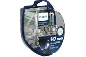 GENERIC P h i l i p s Racing Vision GT200 +200% H7 Headlight Bulbs (Twin) 12972RGT200