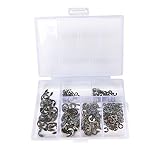 Número de modelo: JG1910DIY XZANTE Kits De Surtido De Arandela De Anillo De Retención De Anillo De Retención De Anillo De Acero Inoxidable E 300 Piezas