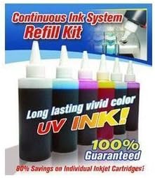 FantasyBuy CIS Refill Kit with 4 Colors Ink for Brother LC61/38/16/970/980/67/1100 Continuous Ink System by FantasyBuy