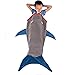 Produktbild Queta Kinder Schlafsack Shark Tail Doppel-Flanell, 150-175 cm