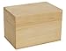Produktbild Basswood Hinged Recipe Box