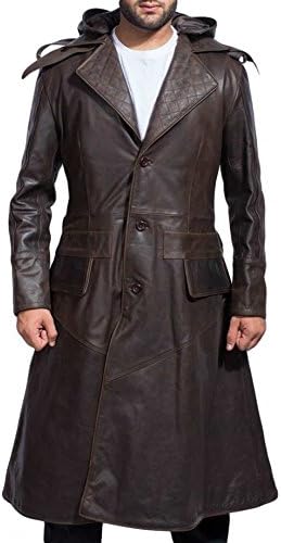LFBAUK Assassins Creed Syndicate Jacob Frye’s Brown Trench Leather COA (2XL)