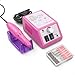 Produktbild Fly-Shop – zs-210 Neue Mode Modell Schleifmaschine Manicure Nagel Professional Elektrische Nail System-Ranking, Electric Nail Drill 10 W EU (Rosa und Weiß) rosa