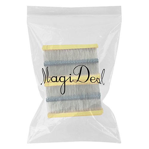 MagiDeal 2000pcs 1 Ohm – 10M-Ohm 1/4W Metal Film Widerstände Sortiment Kit Set - 2