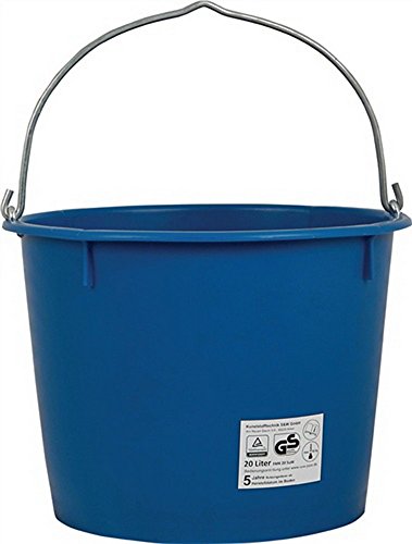 Preisvergleich Produktbild Baueimer Inhalt 20l schwer kranbar blau
