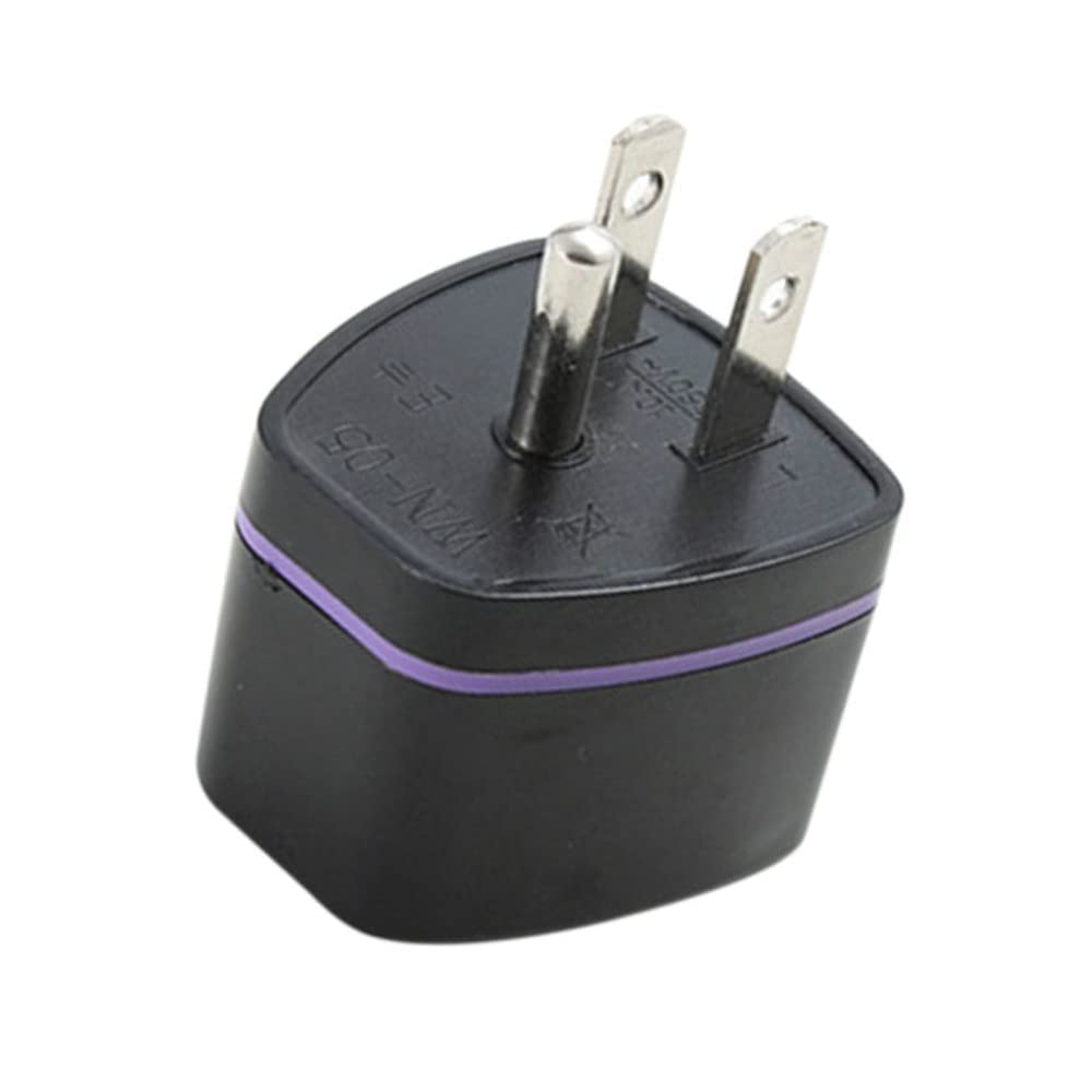 Universal Travel Adapter with Grounded 3 Prong Wall Plug Adapter for travel & Converter Plug for Travelers to US, & More (1 - Pack, Type B - USA/ Canada/ Japan)