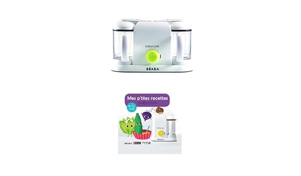 Robots Gris Babycook Solo Beaba Mes Ptites Recettes Babycook 4 6 Mois Bebe Puericulture Mixeurs Robots Et Presse Aliments