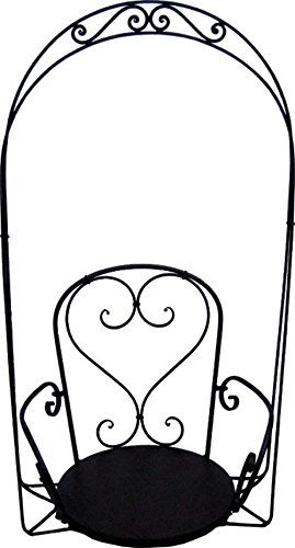 Hängesessel Hängestuhl Veranda-Schaukel Metall H 122 cm Hollywoodschaukel