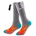 Produktbild seasaleshop Elektrische beheizte Socken Kit Unisex warme Thermische Socken Akku Fußwärmer Winter ideale Geschenke für Männer Frauen perfekt für Indoor Outdoor Sport Angeln