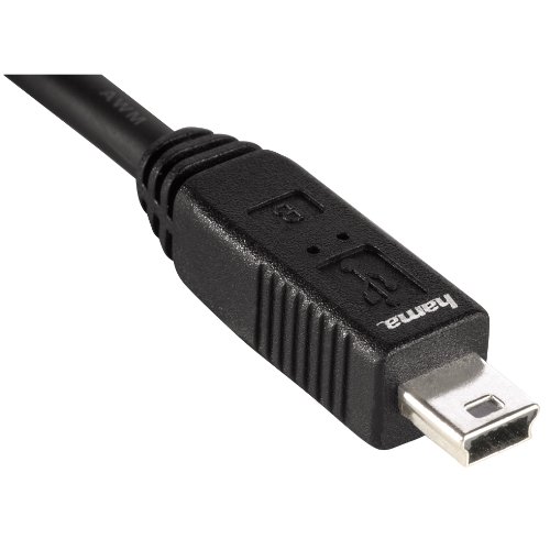 Hama USB 2.0 Kabel USB-A-Stecker – mini-USB-B-Stecker (B 5Pin), 1,8 m - 2