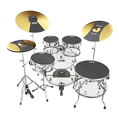 Evans SOSETSTD Jeu complet de Sourdines SoundOff pour Batterie