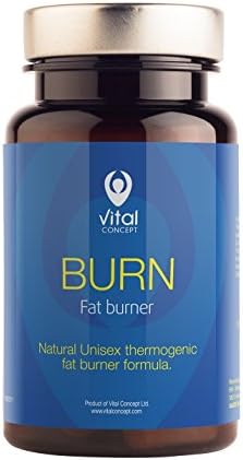 Vital ConceptBURN - Intensive Fast Fat Burning in Gym. Natural Unisex Weight Loss and Shaping Formula, with Green Coffee Extract + Guarana. Metabolism Thermogenic Support. 60 Caps, 30 Day Supply