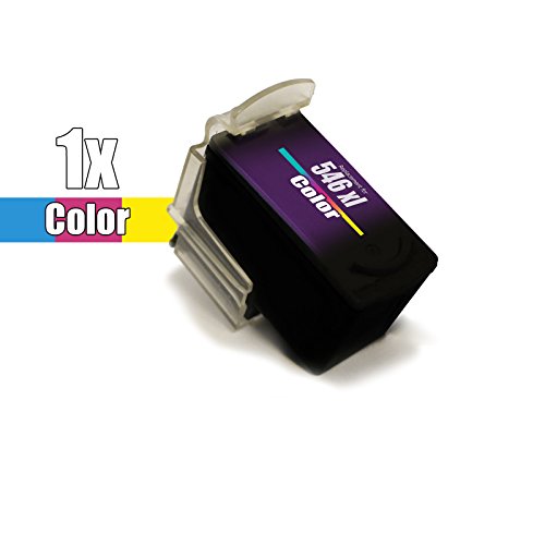1x Drucker Patrone CL-546 COLOR XL für Canon Pixma MX490 MX495 - 1x Farbe - ersetzt original Canon CL546