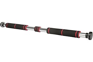 HUOLE Pull Up | Appareil de musculation Barre de Tractions Porte, 150 kg | Barre de porte | Barre de gymnastique | Musculation | | Réglable individuellement