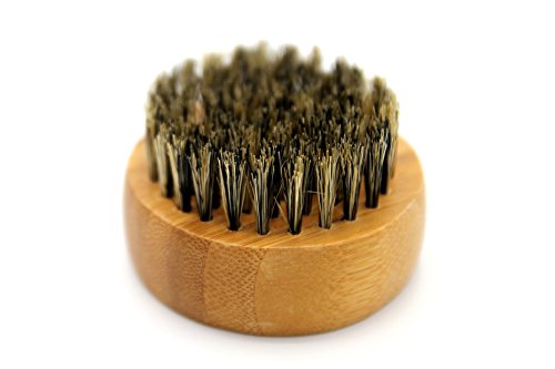 Wildwuchs Bartpflege – Bartbürste aus Bambus mit Wildschweinborsten in Premium-Qualität mit Geschenkbox - 2