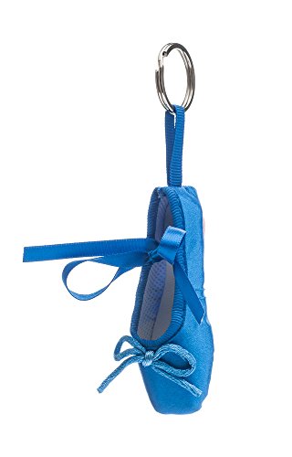 blue ballet pointe shoes