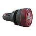 Produktbild digiten AC DC 12 V 22 mm rot LED-Blitz Alarm 80dB Anzeige Licht Lampe mit Summer 2 Stück