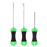 Nuevo y de alta calidad. 3 UNIDS Bait Needle Driller Tool Acero Inoxidable Baiting Aguja Taladro Portátil Boilie Aguja
