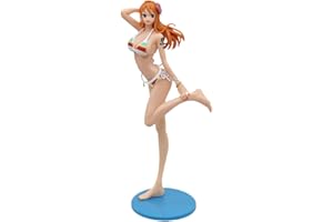 Hilloly Nami -Figuren, 1 PCS One Piece Anime Dekorationen Piratenfiguren Nautischer König Geeignet Desktop-Dekoration Cake Topper für Torten, Autos Deko, Tischplatten