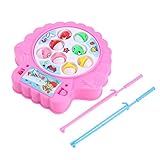 OCDAY Bunte Fische Spielzeug für Kinder, Pink