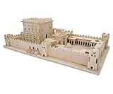 puzzle 3d wooden city JUDAICA 3D WOOD PUZZLE OF THE SECOND TEMPLE THE MIKDASH IN JERUSALEM