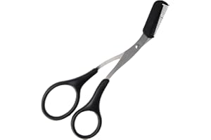 ‎PARSA BEAUTY PARSA Beauty Augenbrauenschere mit abnehmbarem Kamm – Augenbrauenschere zum Trimmen & Formen, Präzisionsschere für gepflegte Augenbrauen, Schneiden & Stylen zuhause, leicht & handlich