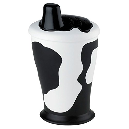 Anywayup Cow Beaker (300 ml, Black/ White)