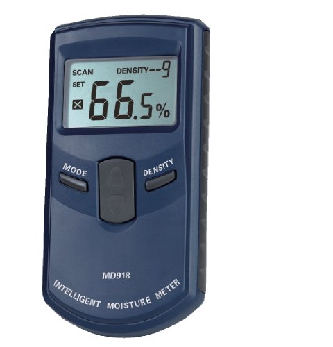 Pixtic MD918 - Higrómetro para madera (inducción electromagnética 4-80% (±1%))