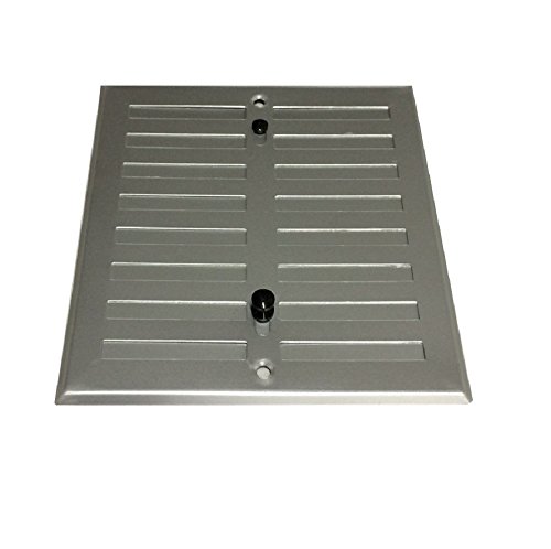 Schiebegitter Aluminium eloxiert 168 x 250mm - 2