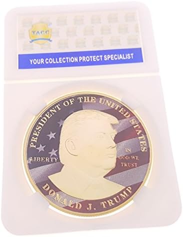 New TACC Commemorative Coin Collection Golden American President Donald Trump