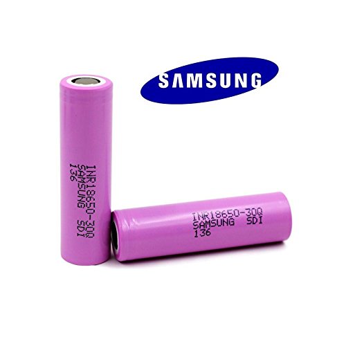 Preisvergleich Produktbild 18650 Batterien Samsung SDI INR18650-30Q 15A, 3000mAh Akku, 2 Stück