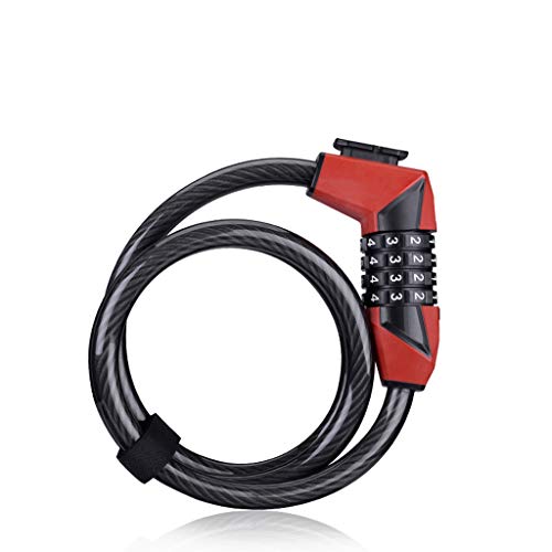 Preisvergleich Produktbild BPXT Kettens Chloss, Diebstahlsicherung Stahlkabel Ringsperre Mountainbike Batterie Auto Passwortsperre Fixiert Fahrrad Drahtschloss