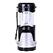 Produktbild ACRATO Solar Laterne Campinglampe LED Camping Beleuchtung Zusammenklappbar Tragbar mit 3 in 1 USB Kabel für Wandern, Camping, Notfall, Hurricanes, Outages Schwarz