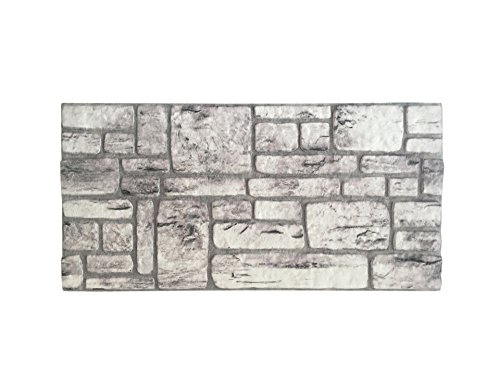 Preisvergleich Produktbild Wandverkleidung in Steinoptik aus Styropor für Küche • Terrasse • Schlafzimmer • Wohnzimmer / Wandpaneele für mediterrane Wandgestaltung / 100cm x 50cm x 2cm Trendline Nature 23